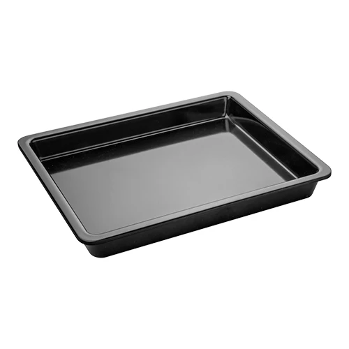 Črna gastronormska posoda iz melamina GN 1/2 | Pujadas | V40 mm | 32.5 x 26.5 cm