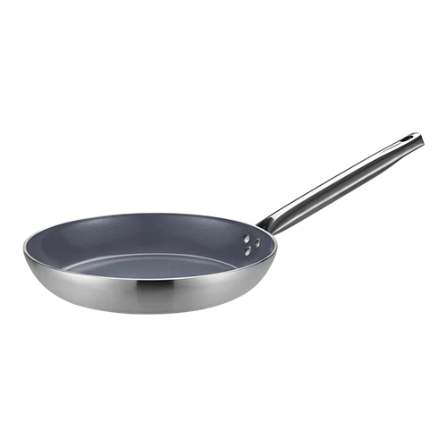 Lyonska ponev s keramičnim neoprijemljivim premazom | Pujadas Alu Pro Ceramic | Primerna za indukcijo | Ø24 x V4.5 cm