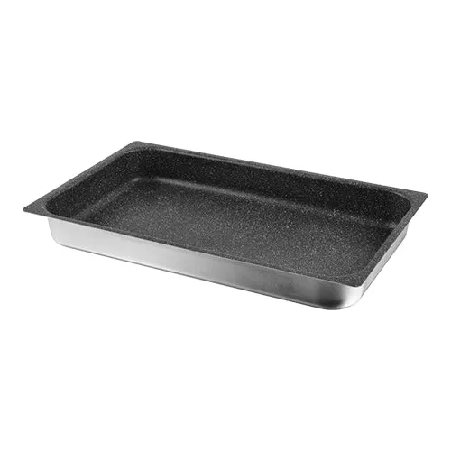 Risoli GN 1/1 neoprijemljiv aluminijast pekač | Raven rob | 53 x 32.5 x V6.5 cm