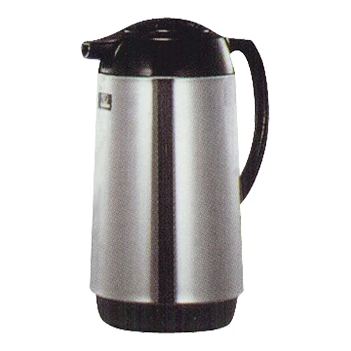 Zojirushi črn vakuumski vrč iz nerjavnega jekla 18/10 z navojnim pokrovom | vrč s steklenim vložkom | 1,3 L