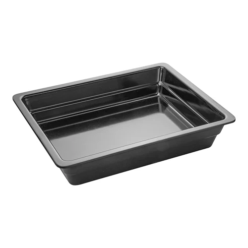 Črna melaminska gastronorm posoda GN 1/2 | Pujadas | V65 mm | 32,5 x 26,5 cm