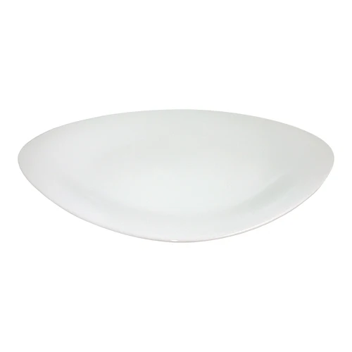Ovalni krožnik iz belega porcelana 30.5 x 24.2 cm | Revol