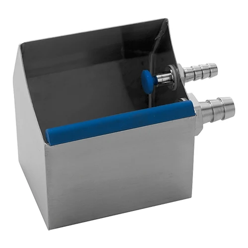 Čistilno korito za porcionirko za sladoled | Stöckel | Namizni model z nastavljivim pretokom vode | 12.5 x 10 x H14 cm