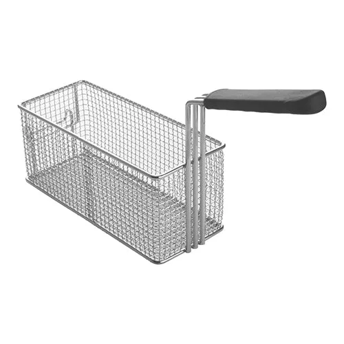 Polovična košara za fritezo iz nerjavnega jekla za friteze 8/10 L | Modular Fun 600/650 | 11 x 25 x V11 cm