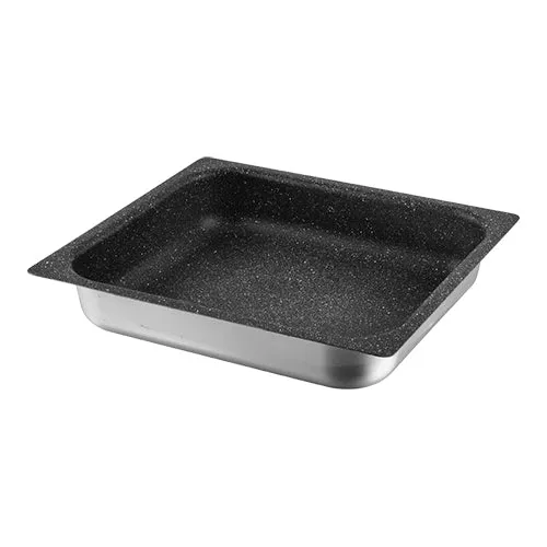 Risoli neoprijemljiv aluminijast GN 2/3 pekač | Raven rob | V65 mm | 35.4 x 32.5 cm