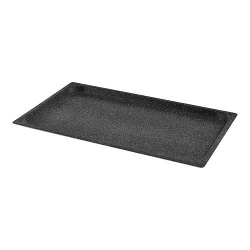 Risoli GN 1/1 neoprijemljiv aluminijast pekač | Raven rob | 53 x 32,5 x V2 cm