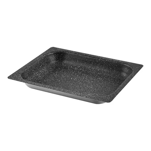 Risoli GN 1/2 neoprijemljiv aluminijast pekač | Raven rob | 32.5 x 26.5 x H4 cm
