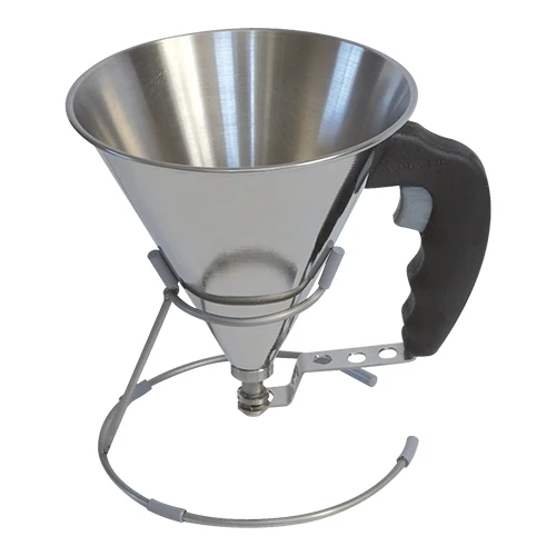 Slaščičarski lijak z nastavljivo šobo | de Buyer | nerjavno jeklo | Ø15 x H15.5 cm | 0.8 L