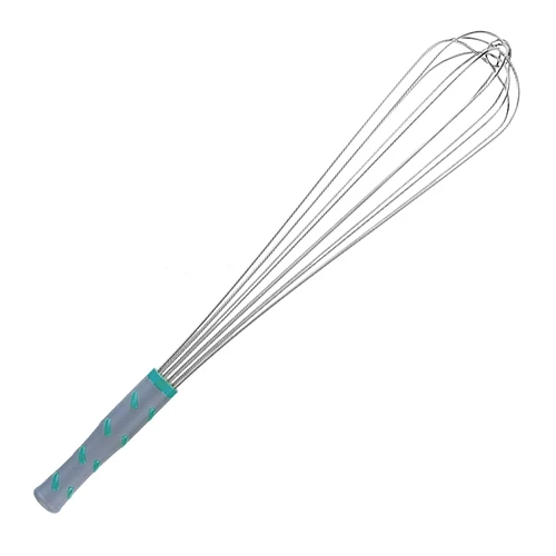 Vollrath metlica iz nerjavnega jekla 18/8 | 6 žic, nedrseč plastični ročaj | 50,5 cm