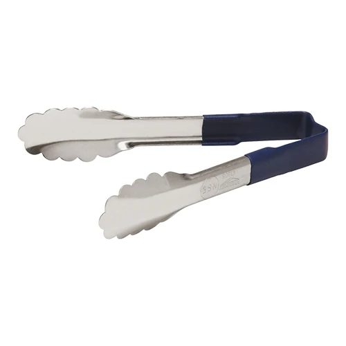 Modre servirne klešče | Vollrath | Nerjavno jeklo s plastičnim ročajem | 24 cm