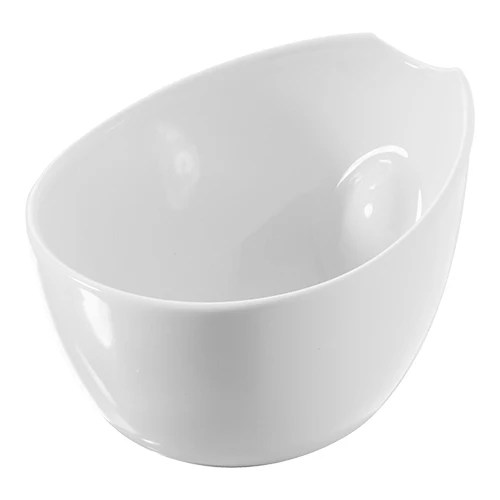 Ovalna porcelanasta servirna posodica | Revol | Bela | 8.5 x 7 x H6.5 cm