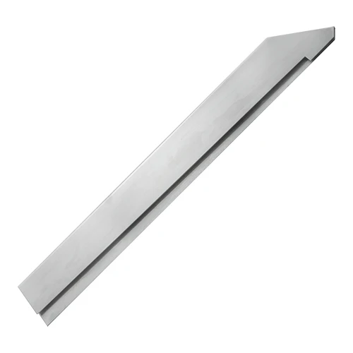 Desna spojna letev iz nerjavnega jekla za fry-top | Modular Fun 650 | Visoka desna stran | L57.5 x W0.7 x H7.9 cm
