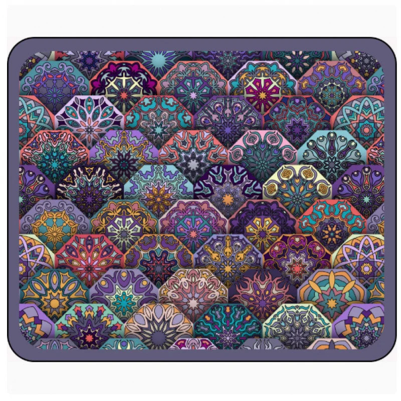 Geometrisch gemusterte Bodenmatte