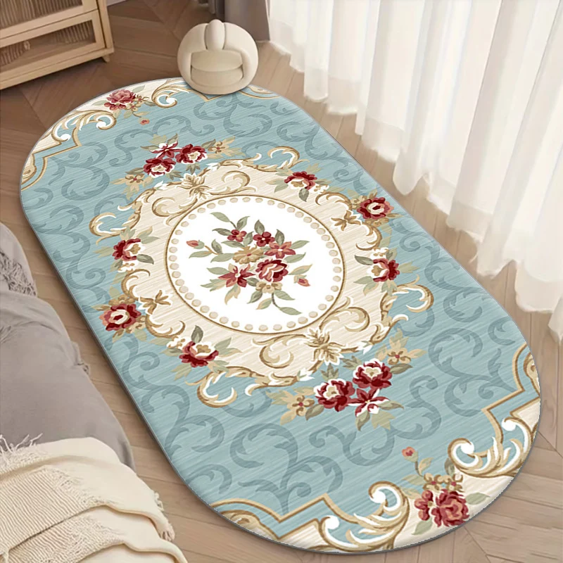 Elegante Vintage Blumen Area Rug