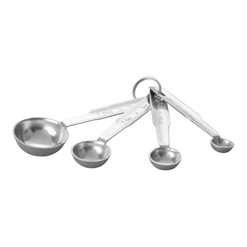 Komplet merilnih žličk iz nerjavečega jekla | de Buyer | 4-delni set | 1, 2,5, 5 in 15 ml