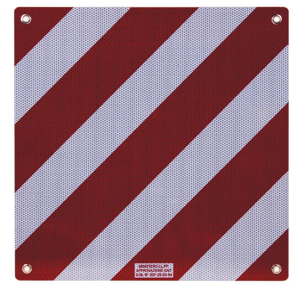 Warntafel aus Aluminium in Italien: Pflicht