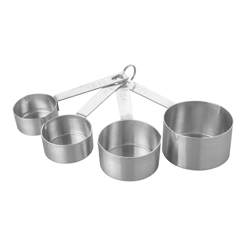 Komplet merilnih žlic z izlivom | de Buyer | Komplet 4 kosov | 60, 80, 125 in 250 ml