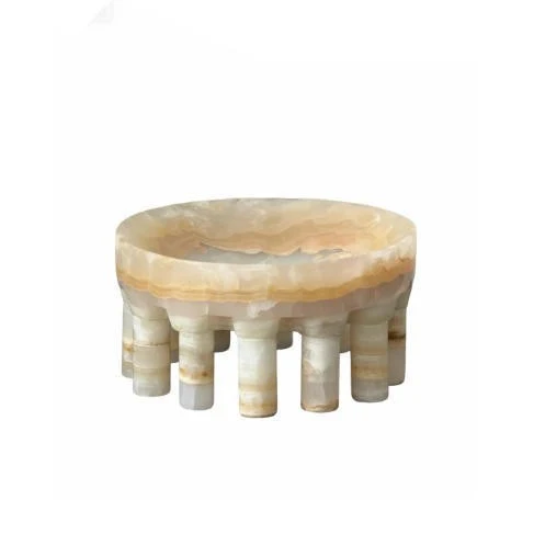 Dekorative Onyx Servierschüssel