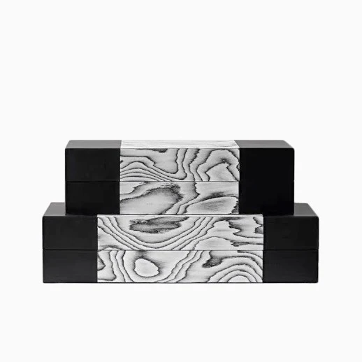 Dekorative handgefertigte Aufbewahrungsbox-Set