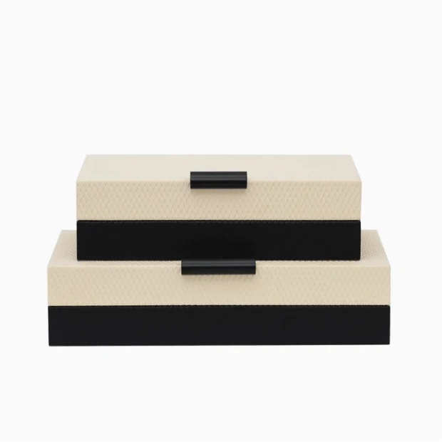 Elegante dekorative Aufbewahrungsbox-Set