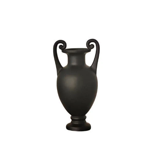 Elegante dekorative matte schwarze Keramikwanne
