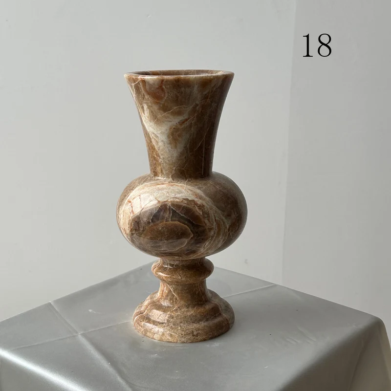 Elegante dekorative Marmorvase