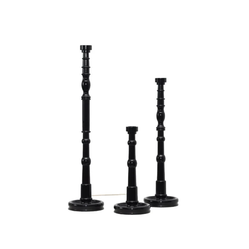 Elegantes dekoratives Kerzenhalter-Set
