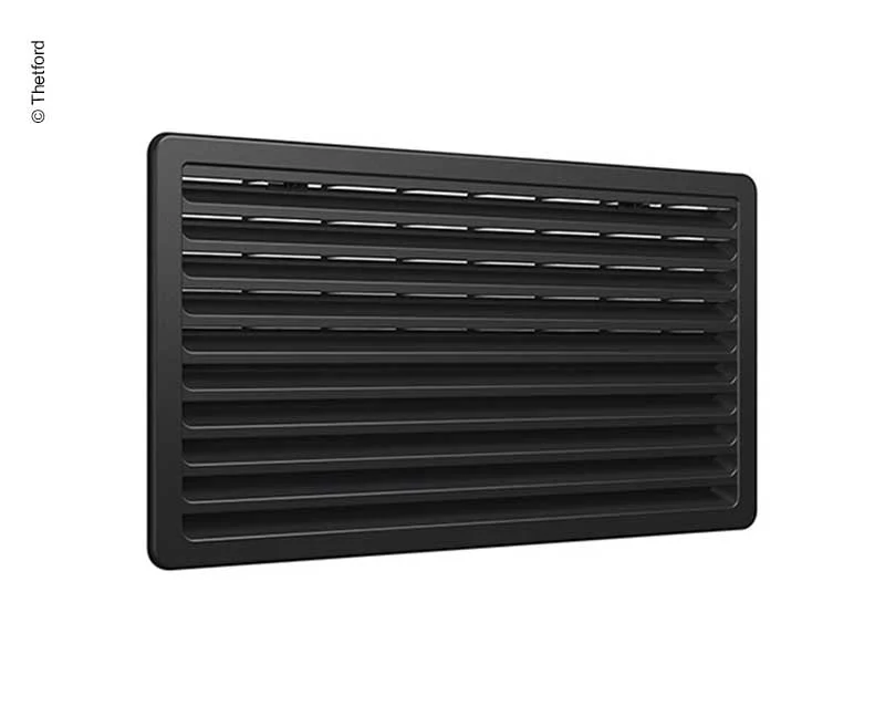 Lüftungsgitter für Kühlschrank Thetford, 186x483 mm, schwarz