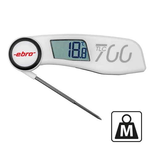 Kalibriran digitalni vbodni termometer z zložljivo sondo | Ebro | -30°C do 220°C | IP65
