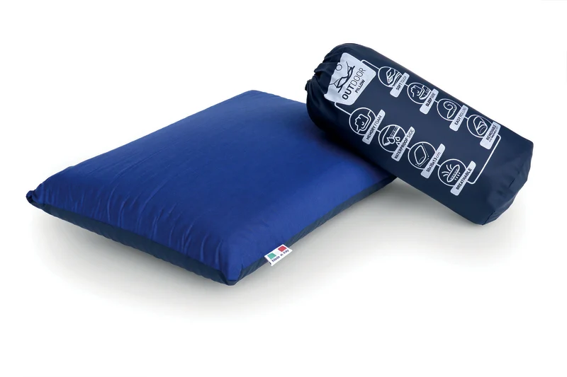 Outdoor Kopfkissen, 50x35cm, blau