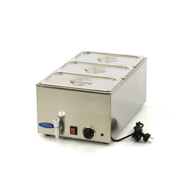 Bain-marie | s pipo | z 3 x 1/3 GN kompletom | električni