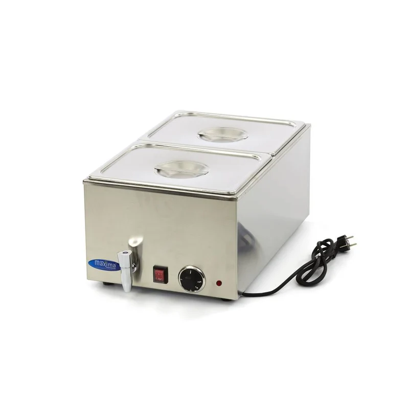 Bain-marie | s pipo | z 2 x 1/2 GN kompletom | električni