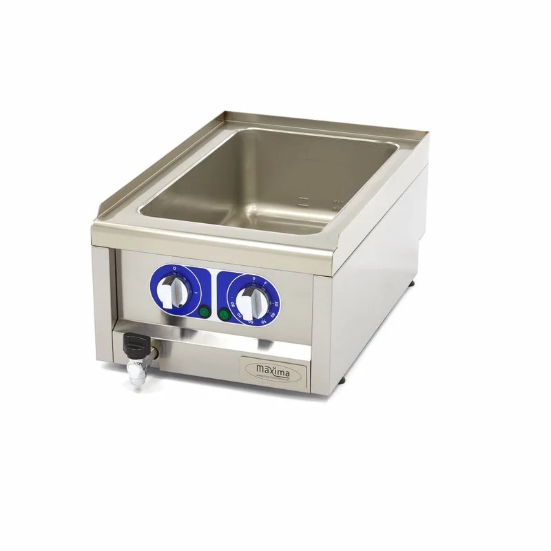 Bain-marie | enojna enota | 60cm | z odtočno pipo | električni
