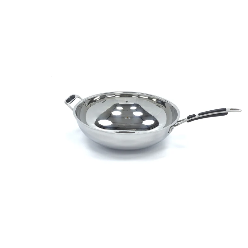 Wok ponev | Ø36cm | nerjaveče jeklo | indukcija