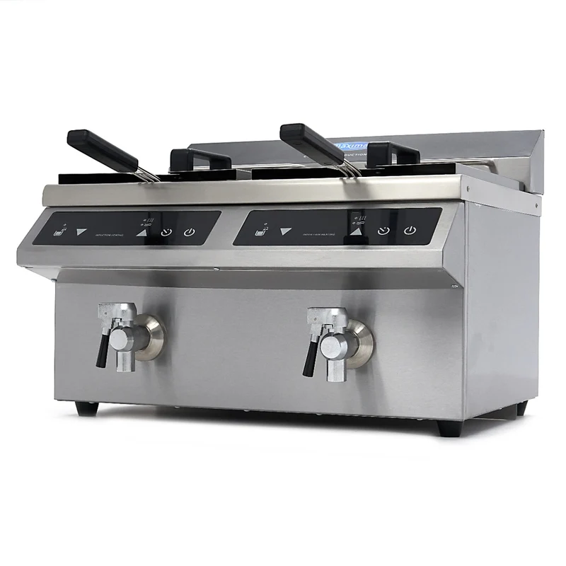 Cvrtnik | 2 x 8L | 2 košari | z odtočno pipo | indukcija