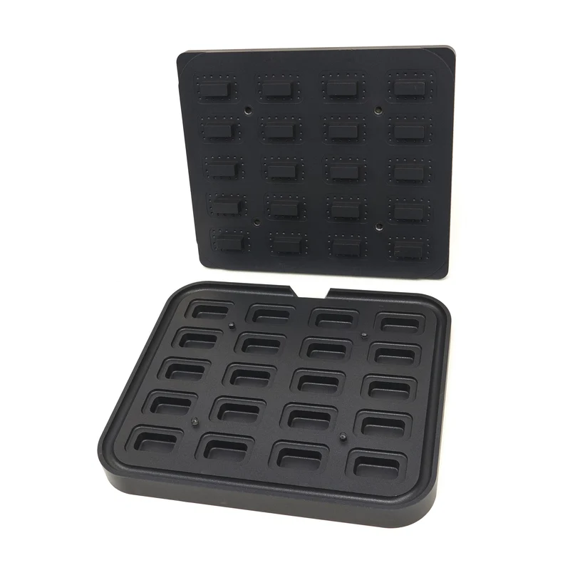 Modelček za tartlete | Pravokotnik | 64x41/45x22 mm | 20 kosov