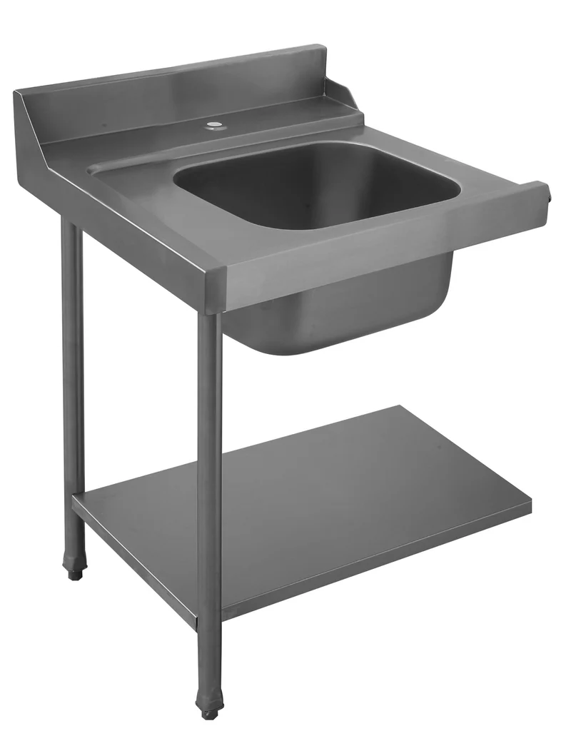 Colged Zulauftisch PAL70SX 700x710x8 mit Aufkantung Becken links 500x400x25