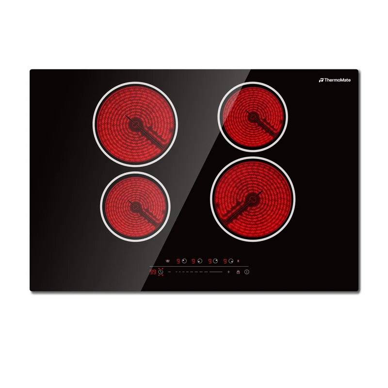 30 Inch Built-in Sensor Touch Ceramic Electric Cooktop w/ 4 Burners