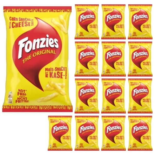 14x100g Fonzies Original Mais-Snack mit Käsegeschmack