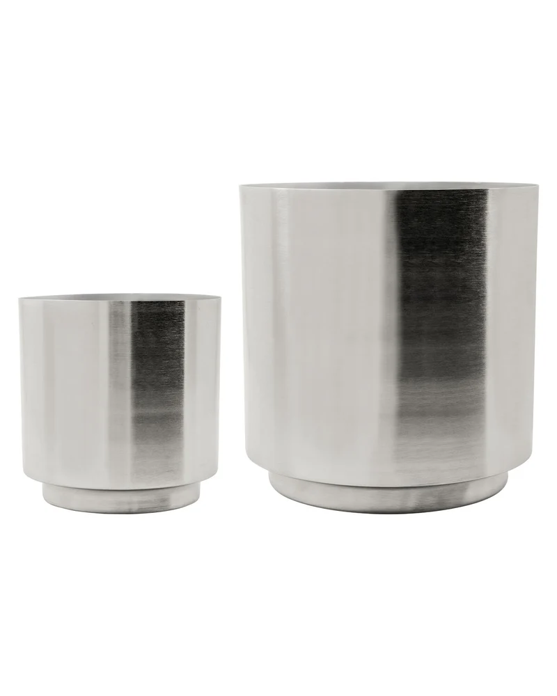 Blumentopf, HDBailey, Silber-Finish
