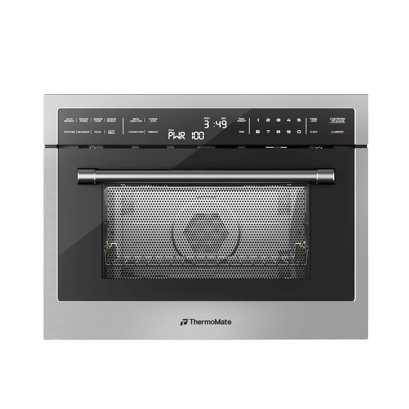 24-Inch Built-in Microwave and Convection Oven Combo - 1.6 Cu. Ft. 1000W