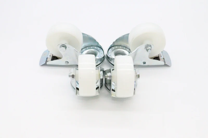 Komplet koles za namizni parni aparat | 2 z zavorami | 4.3 Inch / 11 cm