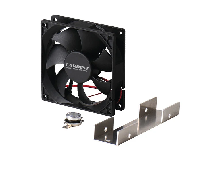 Carbest universeller Kühlschrank-Ventilator – 12 V, 92 × 92 × 25 mm