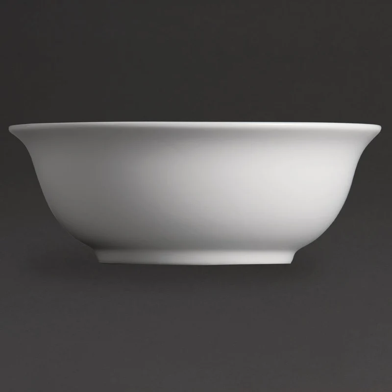 Solatne sklede 23,5cm | Olympia Whiteware | Komplet 6 | Trpežen bel porcelan
