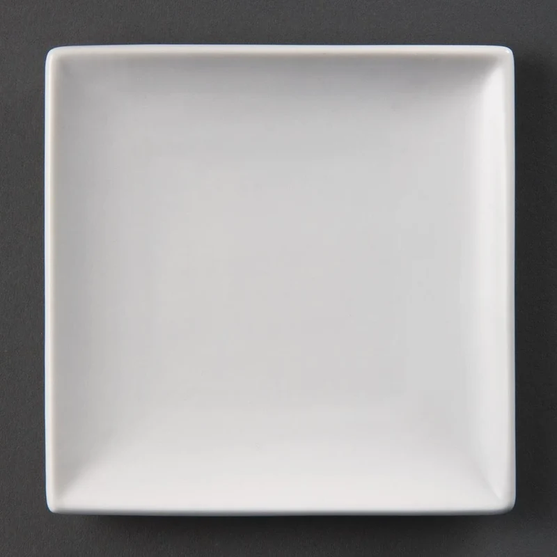 Beli kvadratni krožniki 14cm | Olympia | Komplet 12
