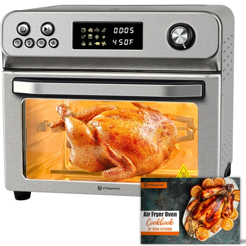 HYSapientia Air Fryer Oven 26QT 10-In-1 With Rotisserie