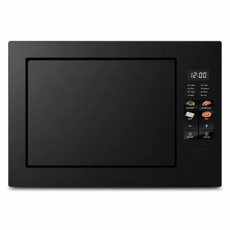 Einbaumikrowelle 60 cm mit Grill 25 Liter und Full-Touch-Display