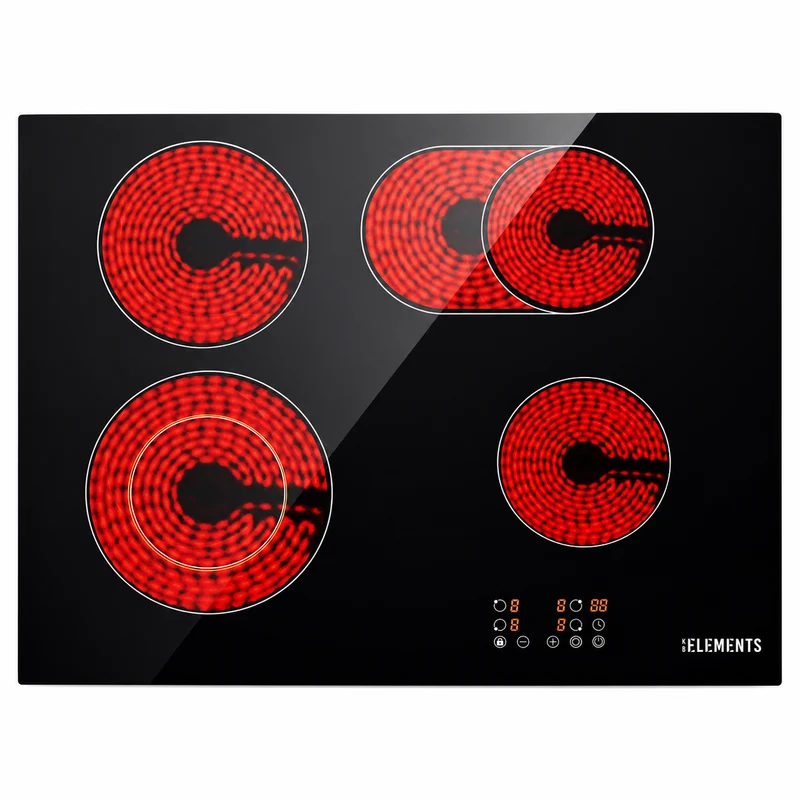 Glaskeramikkochfeld 60 cm mit Dual-Zone