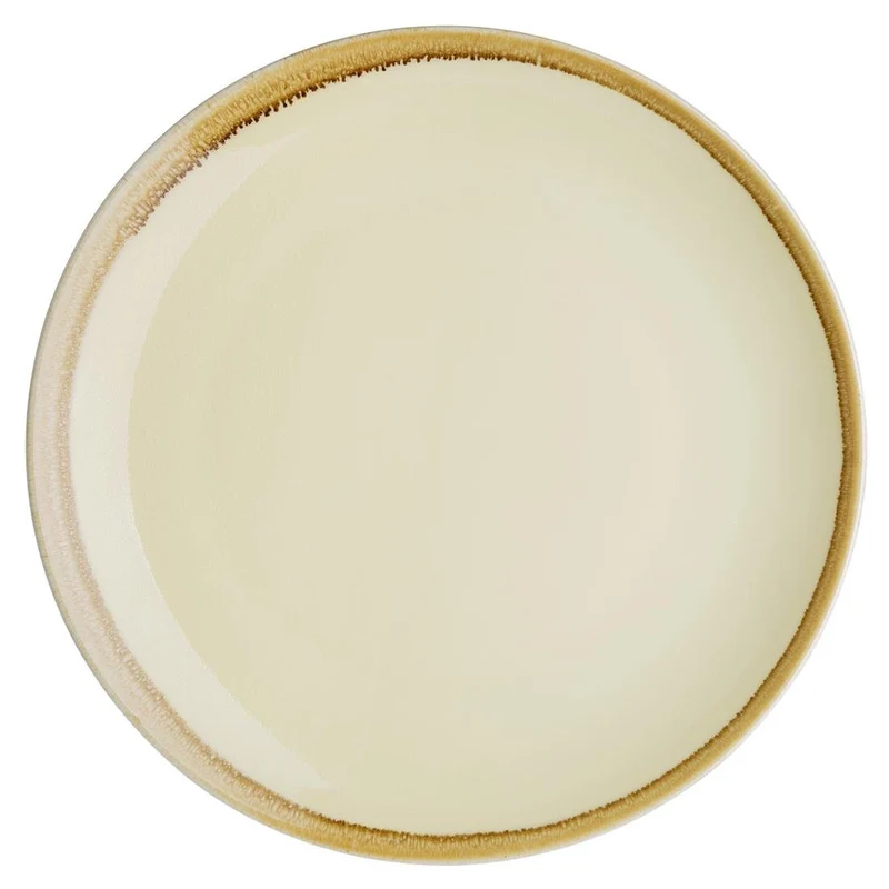Okrogli coupe krožniki Sandstone 28cm Set 4 | Olympia Kiln Porcelain