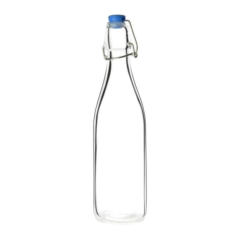 Steklene steklenice za vodo s pokrovom na navoj 0.5L | Olympia | Set 6 kosov